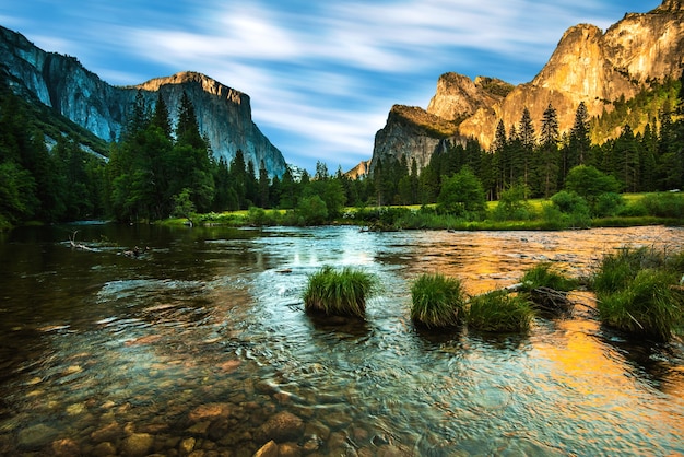Hermoso paisaje del Parque Nacional de Yosemite
