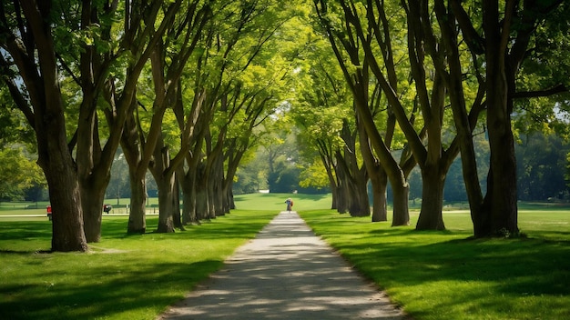 El hermoso parque