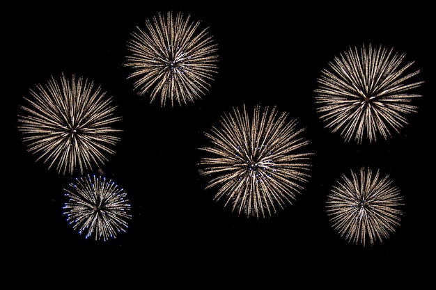 Hermoso patrón abstracto con fuegos artificiales de saludo sobre fondo oscuro diseño de tarjeta de vacaciones colorido bac