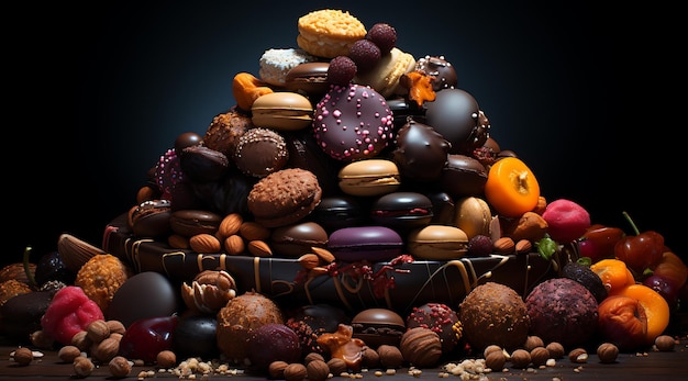 Hermoso ramo de chocolate