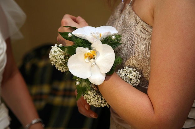 Hermoso ramo de mano para damas de honor.