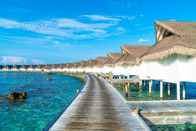 Hermoso resort tropical en las islas Maldivas
