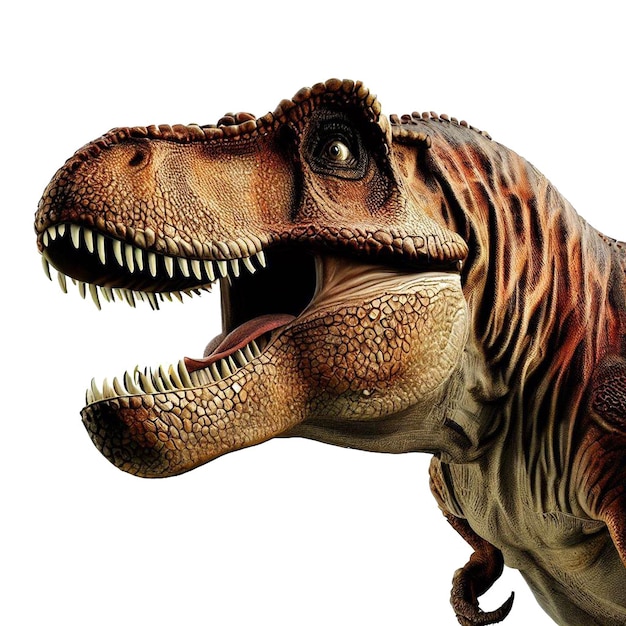 Hermoso retrato de una imagen de ilustración digital de arte vectorial de dinosaurio ai