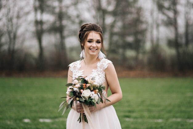 Un hermoso retrato de la novia