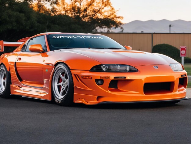 Foto un hermoso supra mk4