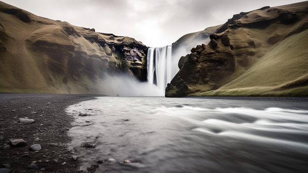 hermoso torrente de skogafoss 6