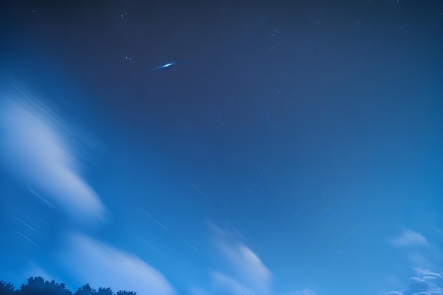 Hermoso vasto cielo azul