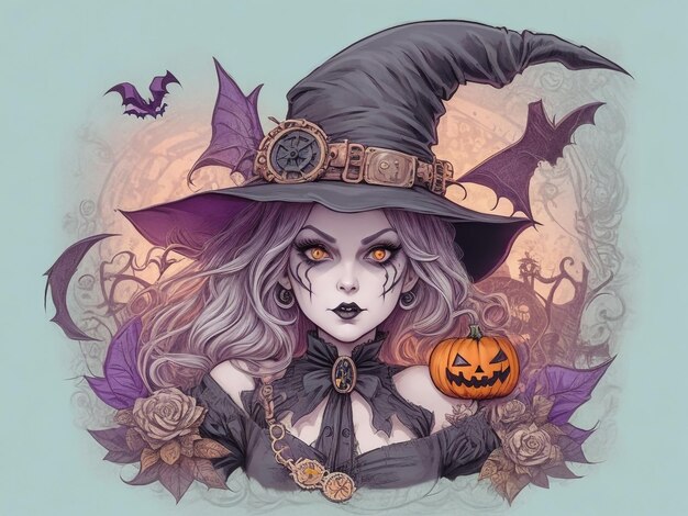 Un hermoso vector de Halloween