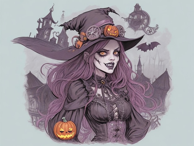 Un hermoso vector de Halloween