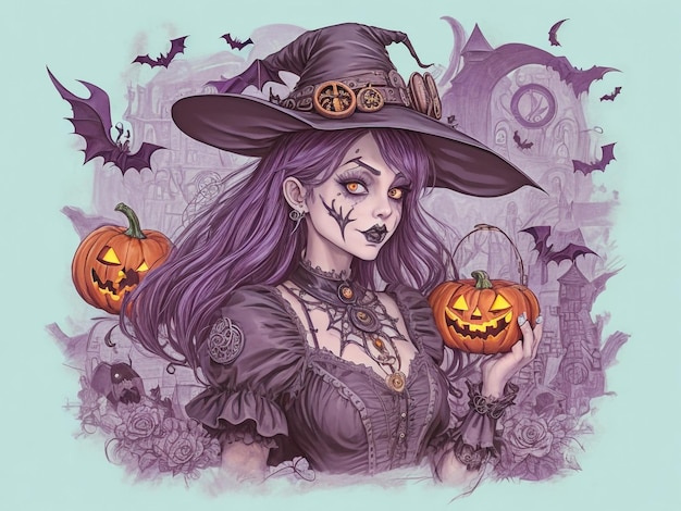 Un hermoso vector de Halloween