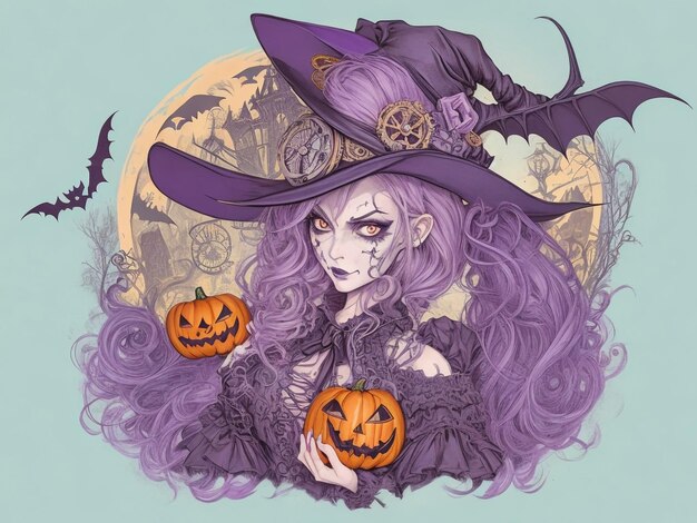 Un hermoso vector de Halloween