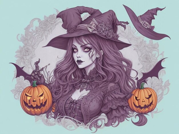 Un hermoso vector de Halloween