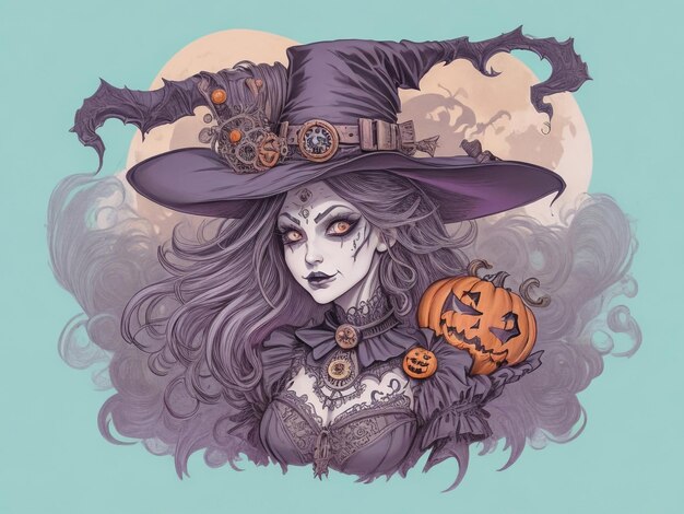 Un hermoso vector de Halloween