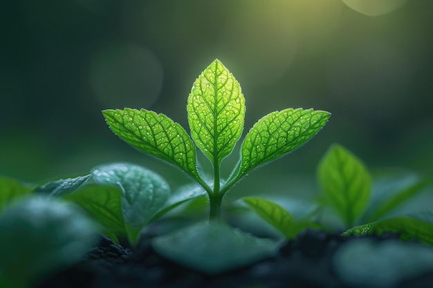 el hermoso verde de la naturaleza fotografía profesional