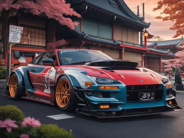 Foto los hermosos autos japoneses.