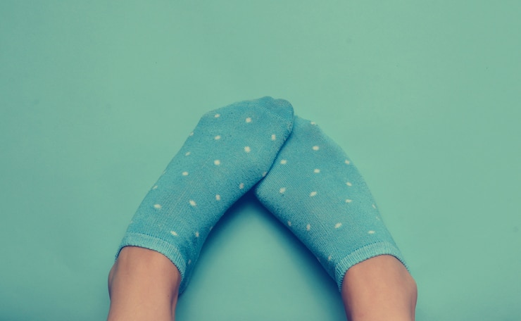 Foto hermosos calcetines
