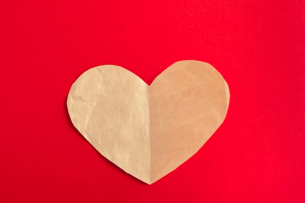 Foto hermosos corazones de papel