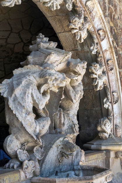 Hermosos detalles emblemáticos de Quinta da Regaleira en Sintra