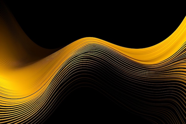 Hermosos fondos abstractos con tonos de amarillo y naranja Ai Generative