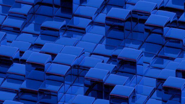 Hermosos fondos de cubos abstractos y coloridos