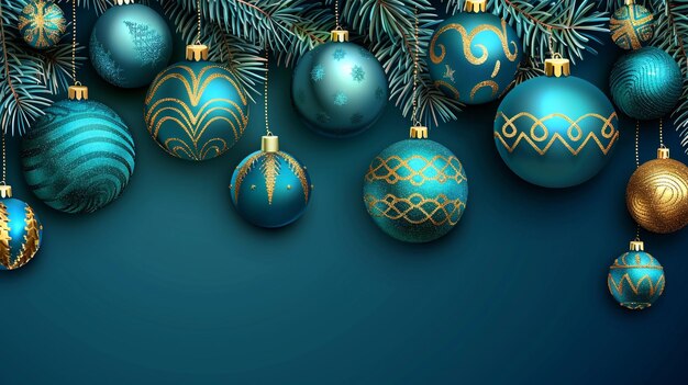 Hermosos fondos de vacaciones de Navidad con elementos navideños