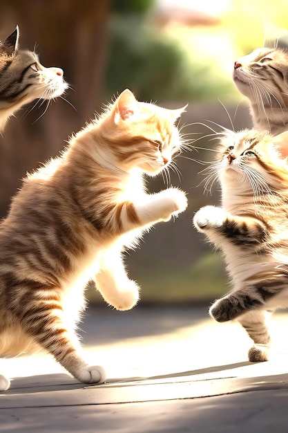 Estos hermosos gatos crean IA generativa