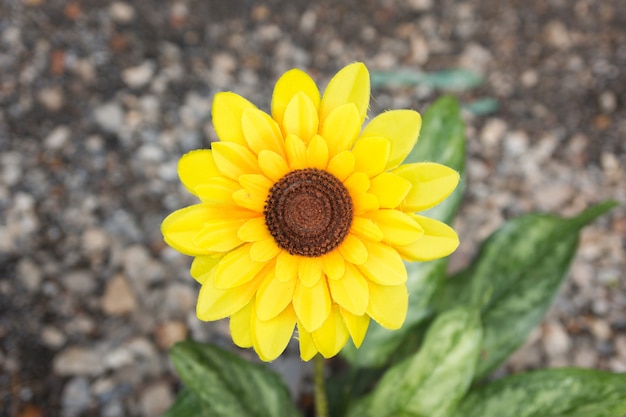 Hermosos girasoles artificiales