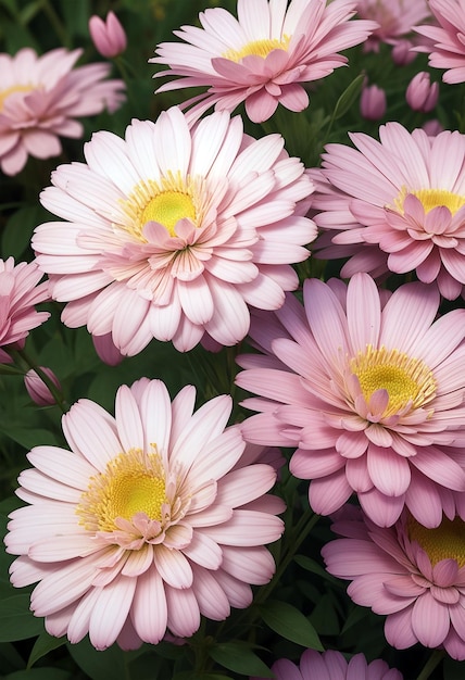 hermosos girasoles rosados