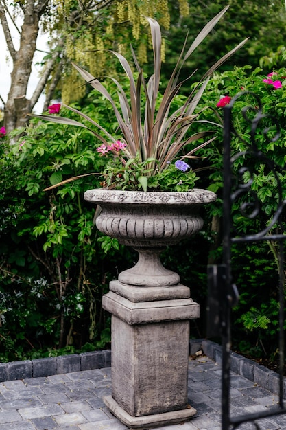 Foto hermosos jardines británicos elementos de jardín en el reino unido