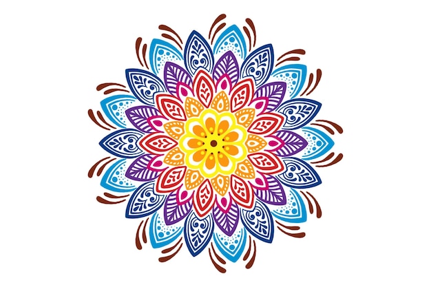 hermosos mandalas islámicos que son decoración de círculo decorativo para usted