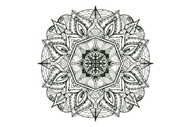 hermosos mandalas islámicos que son decoración de círculo decorativo para usted