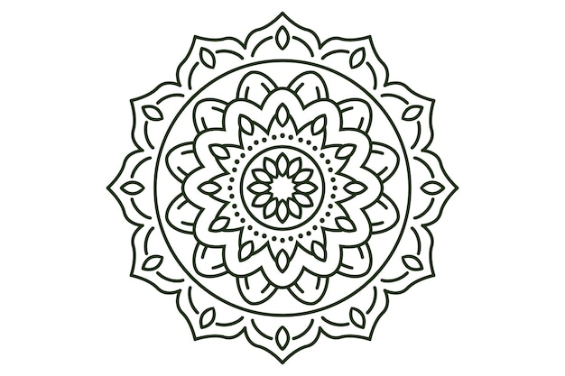 hermosos mandalas islámicos que son decoración de círculo decorativo para usted