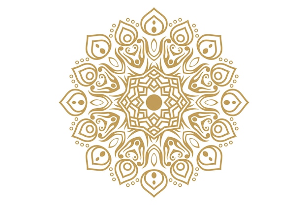 hermosos mandalas islámicos que son decoración de círculo decorativo para usted