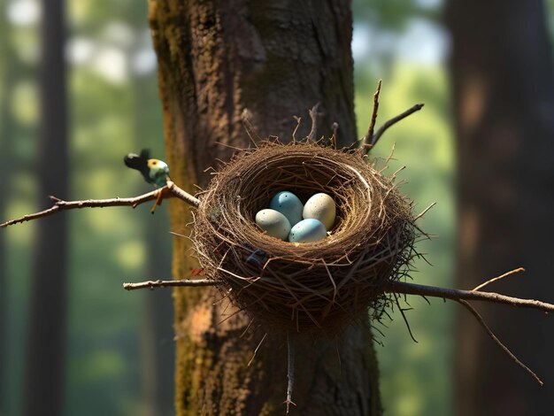 Foto hermosos y muy coloridos diferentes tipos de aves