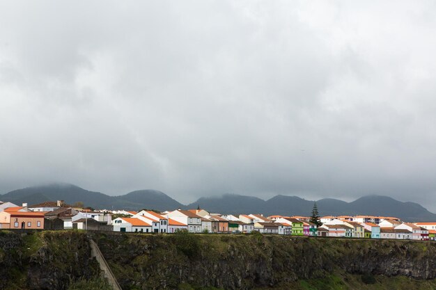 Hermosos paisajes en las Azores Portugal Naturaleza tropical en la isla de San Miguel Azores