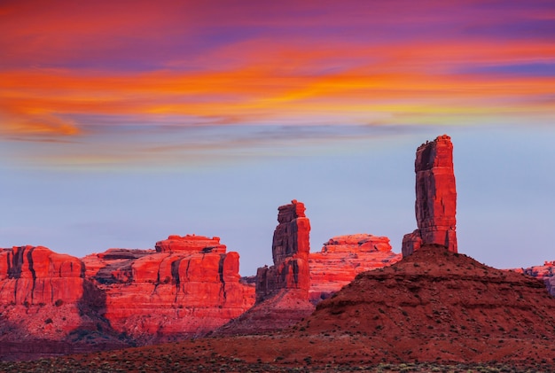 Foto hermosos paisajes del desierto americano