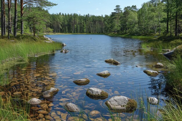 hermosos paisajes de lagos naturaleza fotografía profesional