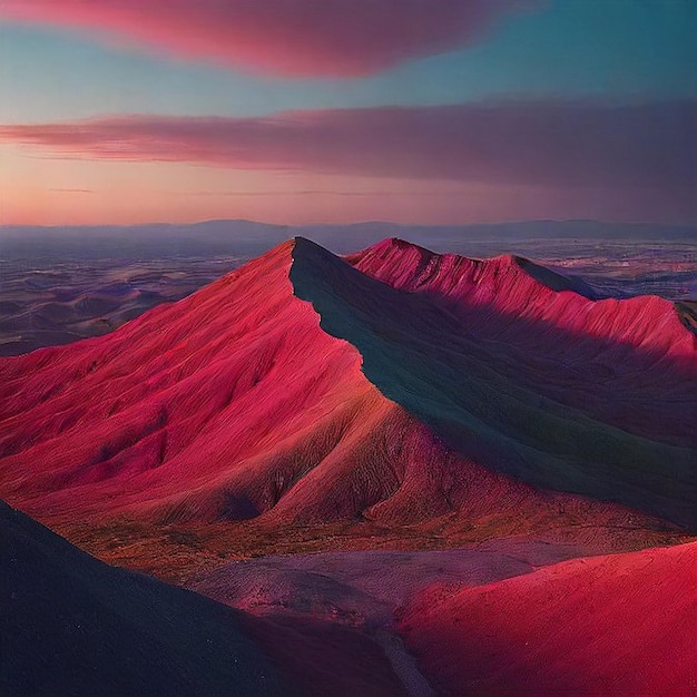 Hermosos paisajes naturales generados por Ai