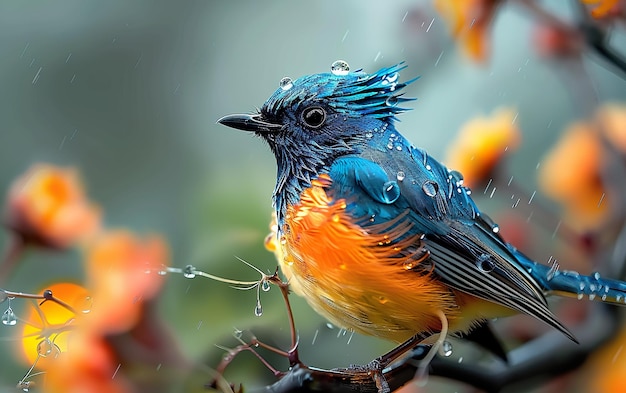 Hermosos pájaros muy detallados