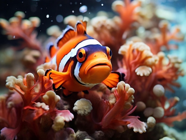 Hermosos papeles de pared de peces payaso imágenes de fondo de peces payasos belleza del arrecife de coral