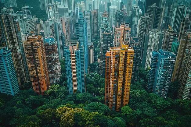 hermosos parques verdes naturaleza en la ciudad fotografía profesional