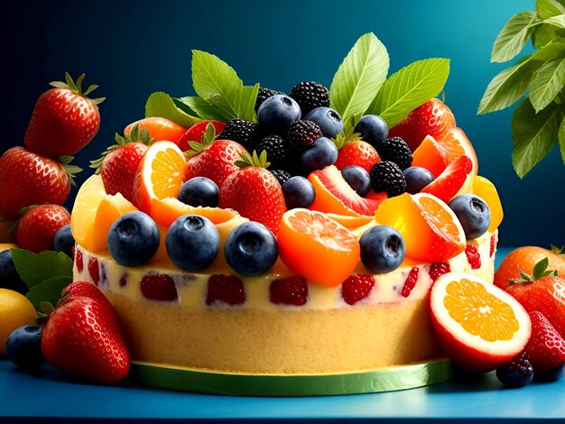 Foto hermosos pasteles deliciosos y coloridos