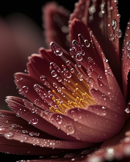 hermosos pétalos de flores flora