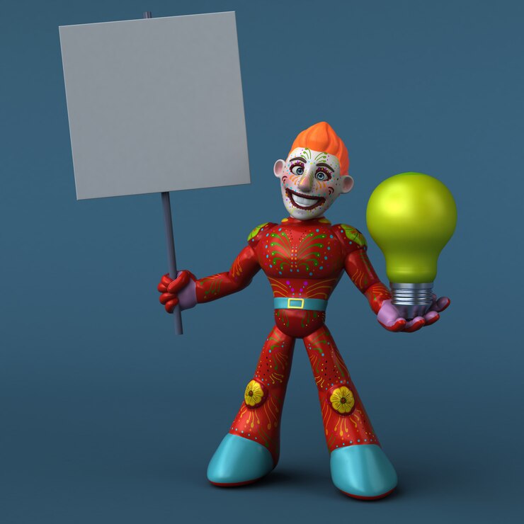 Foto héroe mexicano - ilustración 3d