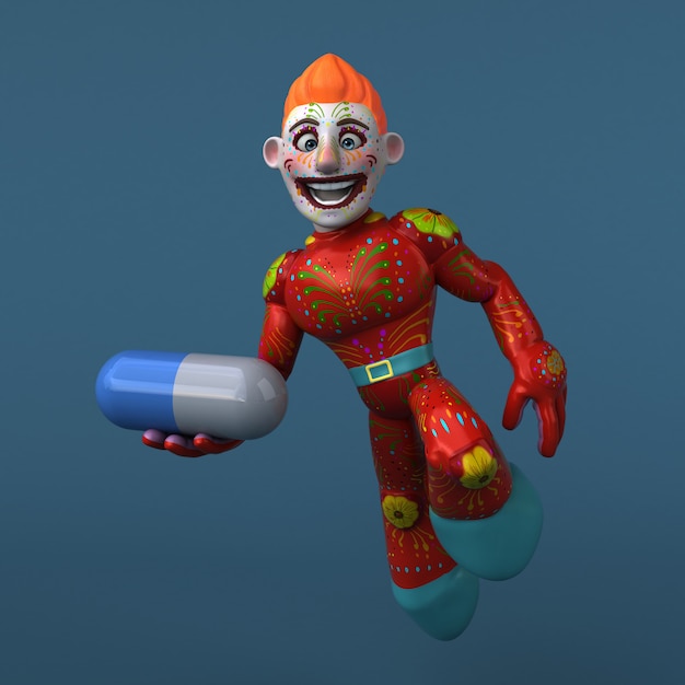 Héroe mexicano - personaje 3D