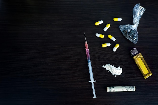 Heroína cocaína e outros tipos