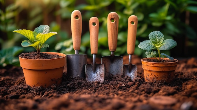 Herramientas para la jardinería