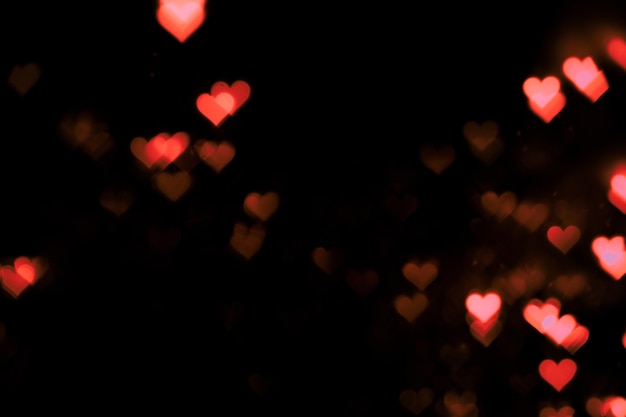 Herzen als HintergrundValentinstag-Konzept