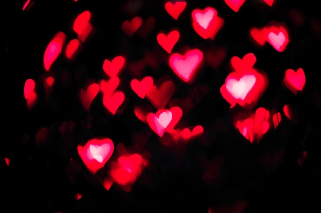 Herzen als HintergrundValentinstag-Konzept