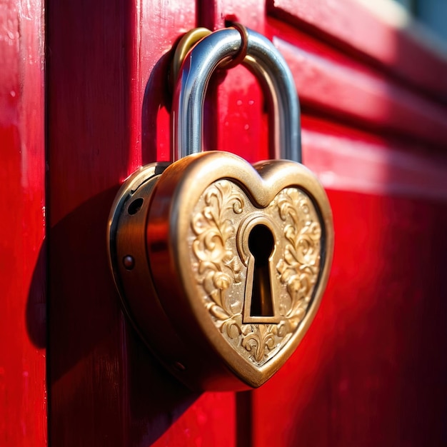 Foto herzförmiges schloss, das die eröffnung von liebe und romantik symbolisiert, um den valentinstag zu feiern